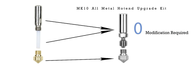 Micro Swiss MK10 All Metal Hotend Kit .4mm