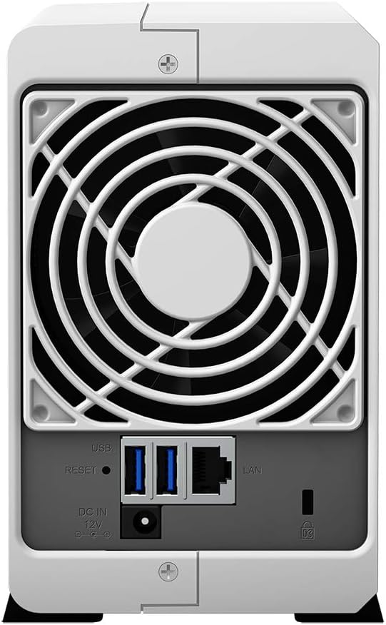 Synology DS220j 2TB 2 Bay Desktop NAS Solution, Installed with 2 x 1TB Western Digital Red Drives We