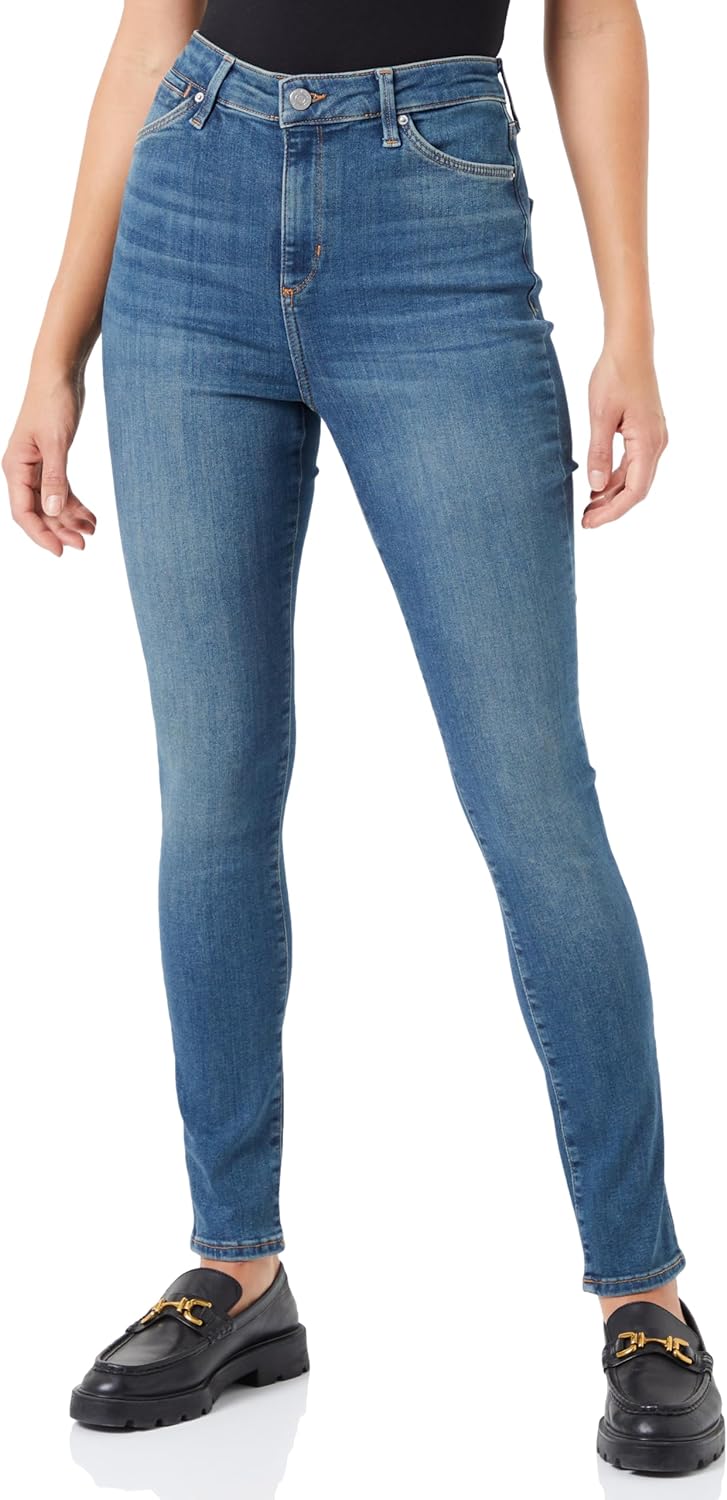 s.Oliver Damen 2135857 Jeans Hose, Anny Super Skinny Leg Blau 32W / 30L, Blau 32W / 30L