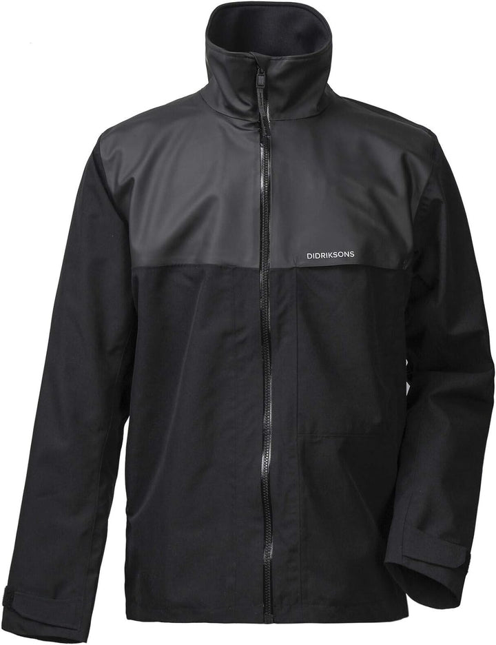 Didriksons Herren Outdoorjacke Jacke Oliver USX JKT Winddicht M 060 Schwarz, M 060 Schwarz