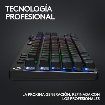 Logitech G Pro X TkL Lightspeed Kabellose Gaming-Tastatur - Schwarz - ESP - Tactile