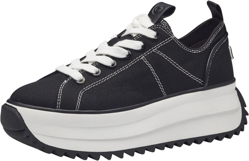 Tamaris Damen Sneaker 1-23731-41 weit 39 EU Schwarz, 39 EU Schwarz