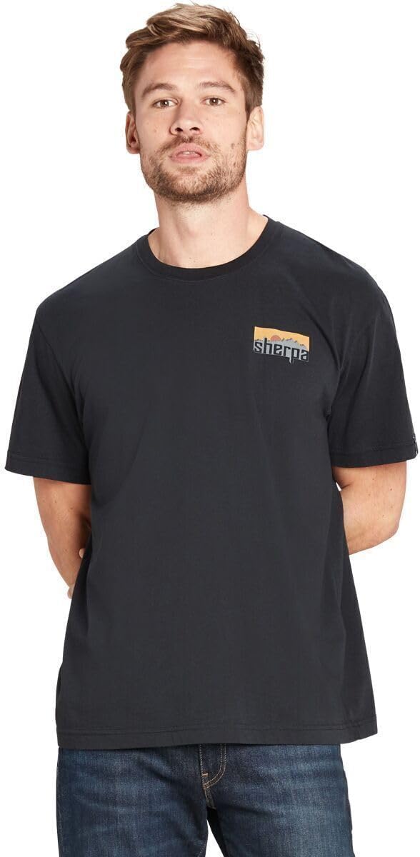 Sherpa Sokaa Tee Men S Black Sherpa, S Black Sherpa
