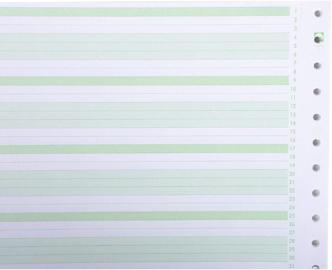 Exacompta 62211E Packung mit 2000 Blatt Computerpapier endlos, 240 mm x 11" (27,94 cm) 1-fach, linie