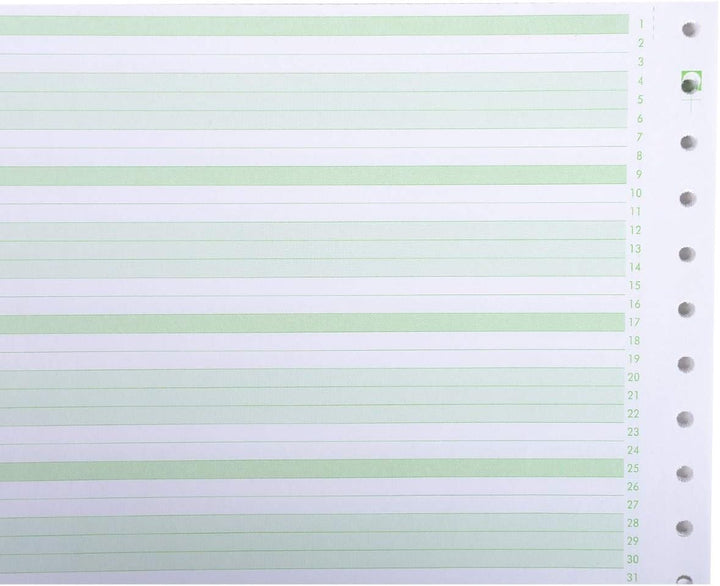 Exacompta 62211E Packung mit 2000 Blatt Computerpapier endlos, 240 mm x 11" (27,94 cm) 1-fach, linie