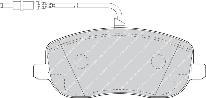 Ferodo FDB1556 PREMIER Bremsbelagsatz, Scheibenbremse - (4-teilig) - (4 Stück)