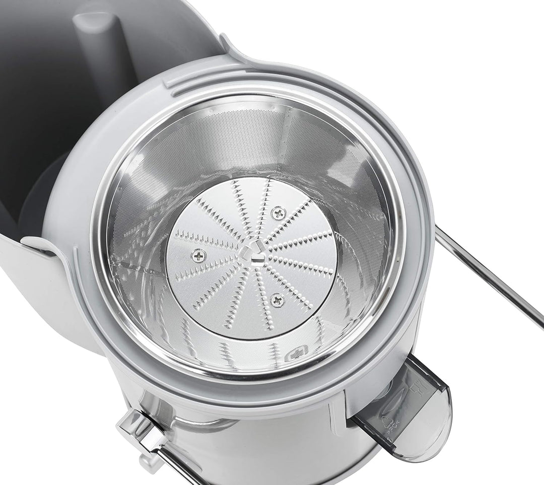 Mesko MS 4126 Entsafter für Obst und Gemüse aus Edelstahl, Saft/Juice Maschine, 65mm breiter Einlass