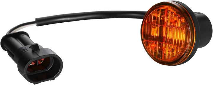 HELLA - Blinkleuchte - Halogen - 12V - Einbau - Lichtscheibenfarbe: gelb - Stecker: Flachstecker - r