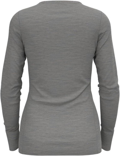 Odlo Natural Merino 200 Base Layer mit Odlo Steel Grey Melange XL, Odlo Steel Grey Melange XL