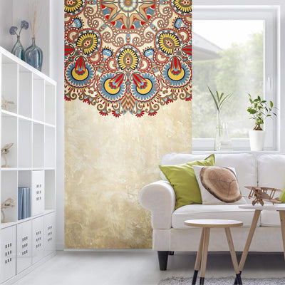 Bilderwelten Raumteiler Farbiges Mandala 250x120cm ohne Halterung 250x120cm without hanger, 250x120c