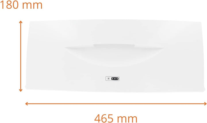 DL-pro Gefrierfachklappe für Whirlpool Bauknecht 481241619514 Gefrierfachtür Frostertür Klappe Frost