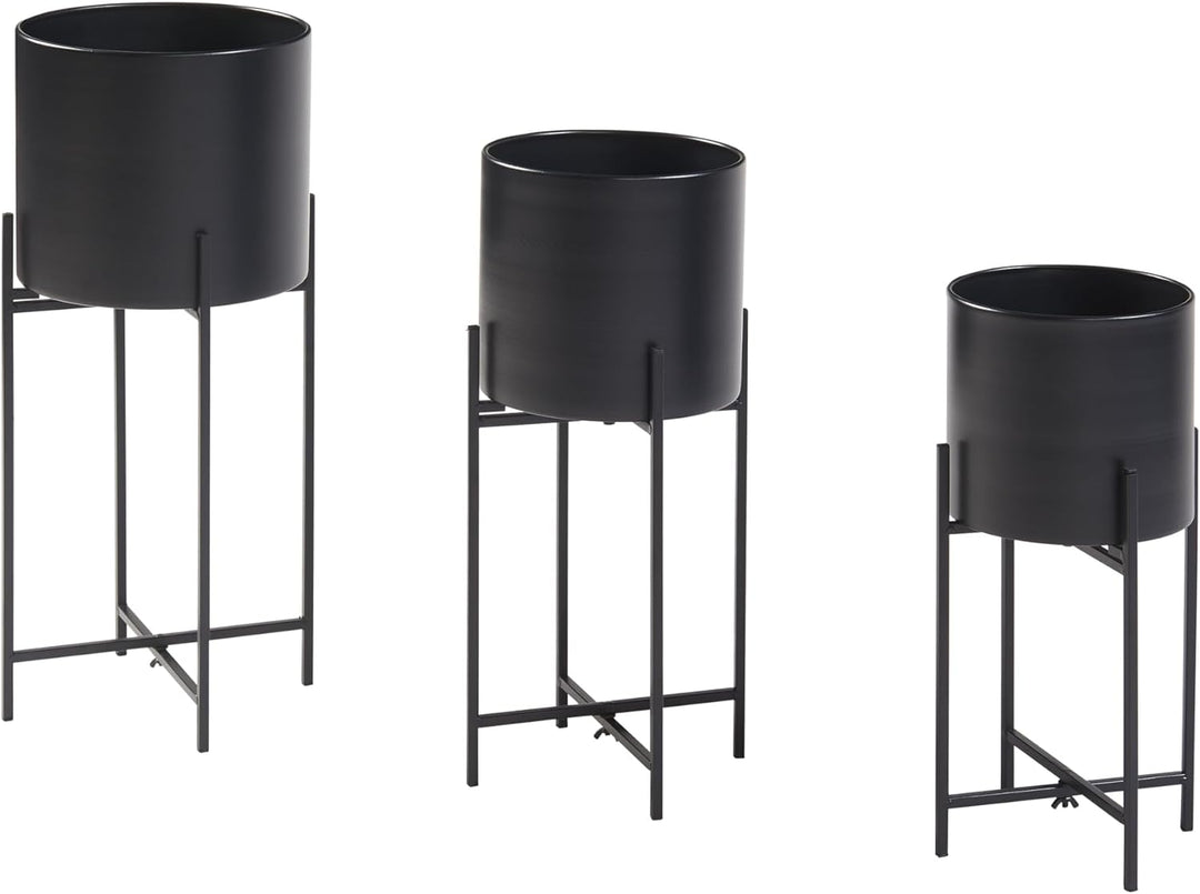[en.casa] Pflanzenständer Orsa 3er Set Blumentopfständer Blumentofphalter Pflanzenregal in 3 Grössen