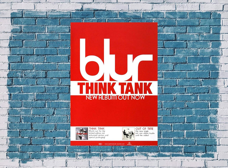 Blur - Think Tank, 2003 » Konzertplakat/Premium Poster | Live Konzert Veranstaltung | DIN A1 «