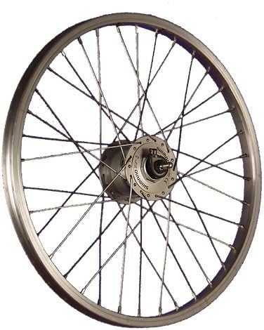 Taylor-Wheels 20 Zoll Vorderrad Alufelge/Nabendynamo DH-C3000-3N - Silber