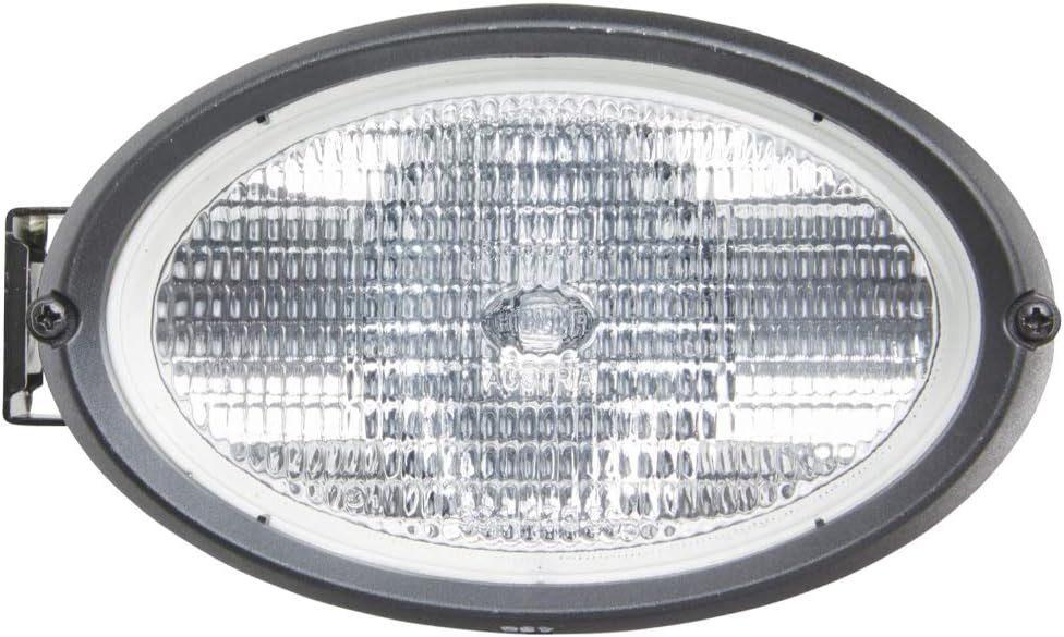 HELLA - Halogen-Arbeitsscheinwerfer - Oval 100 - 12V - Anbau/geschraubt - für waagerechte Befestigun