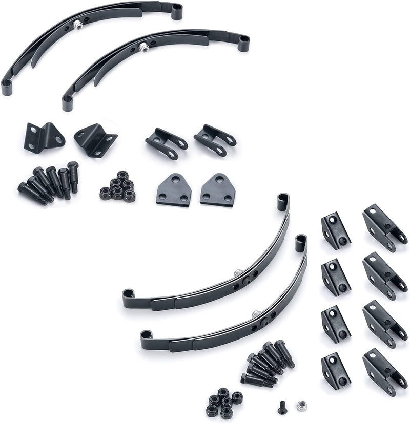 AXspeed 1 Satz Stahl Leaf Springs Suspension Set für 1:14 Tamiya Traktor Klettern Anhänger LKW Upgra