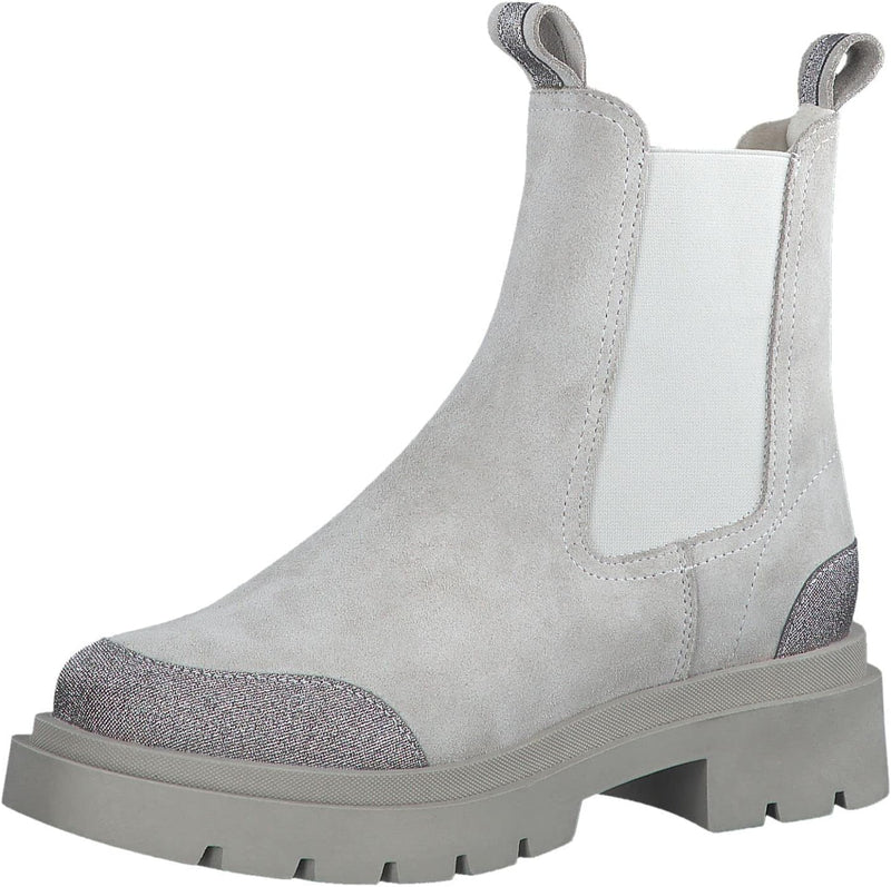 Tamaris Damen 1-1-25941-39 Mode-Stiefel 36 EU Soft Grey, 36 EU Soft Grey