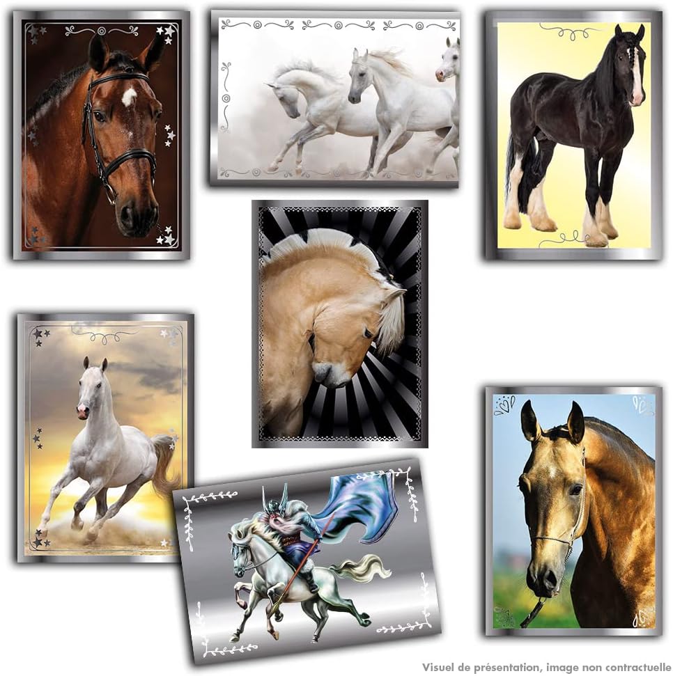 Panini 004626BOX36F Pferde 2023 Box mit 36 Taschen