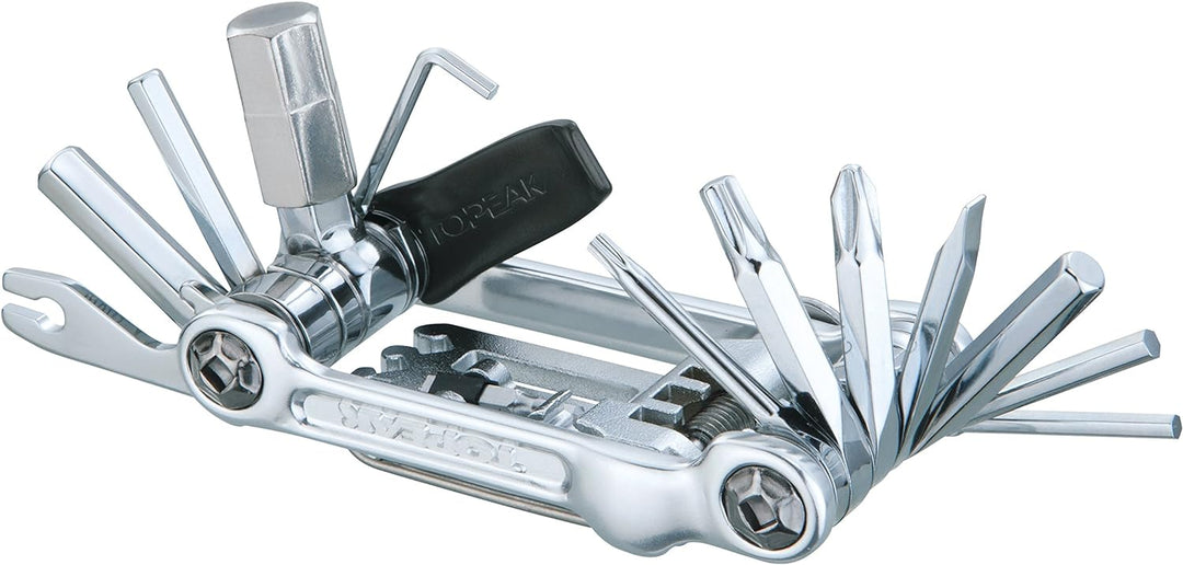 Topeak Mini 20.Pro Mini-Werkzeug, Fahrrad, 60102536S, Silber One Size Silber, One Size Silber