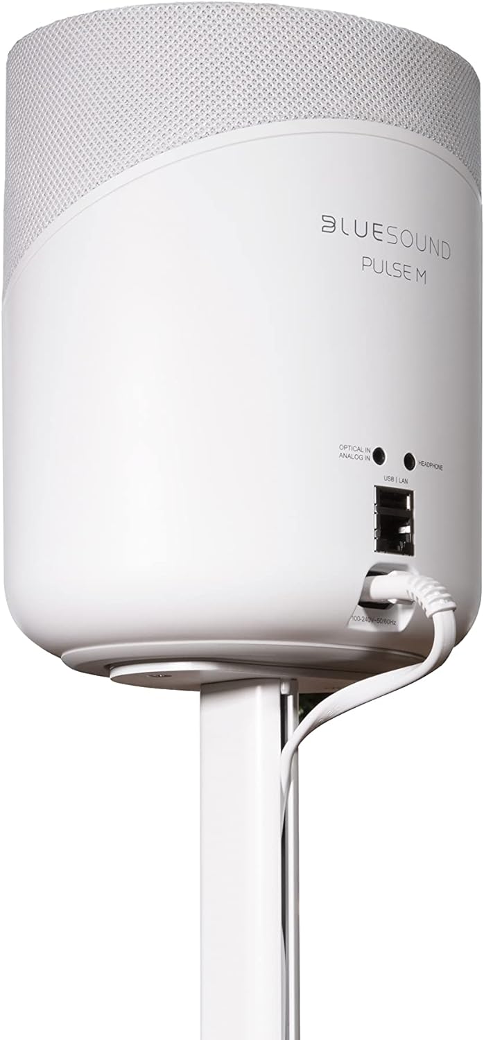 Bluesound FS230 Universell Verstellbarer Bodenständer Für Pulse M & Pulse Flex – Weiss Bluesound Bla