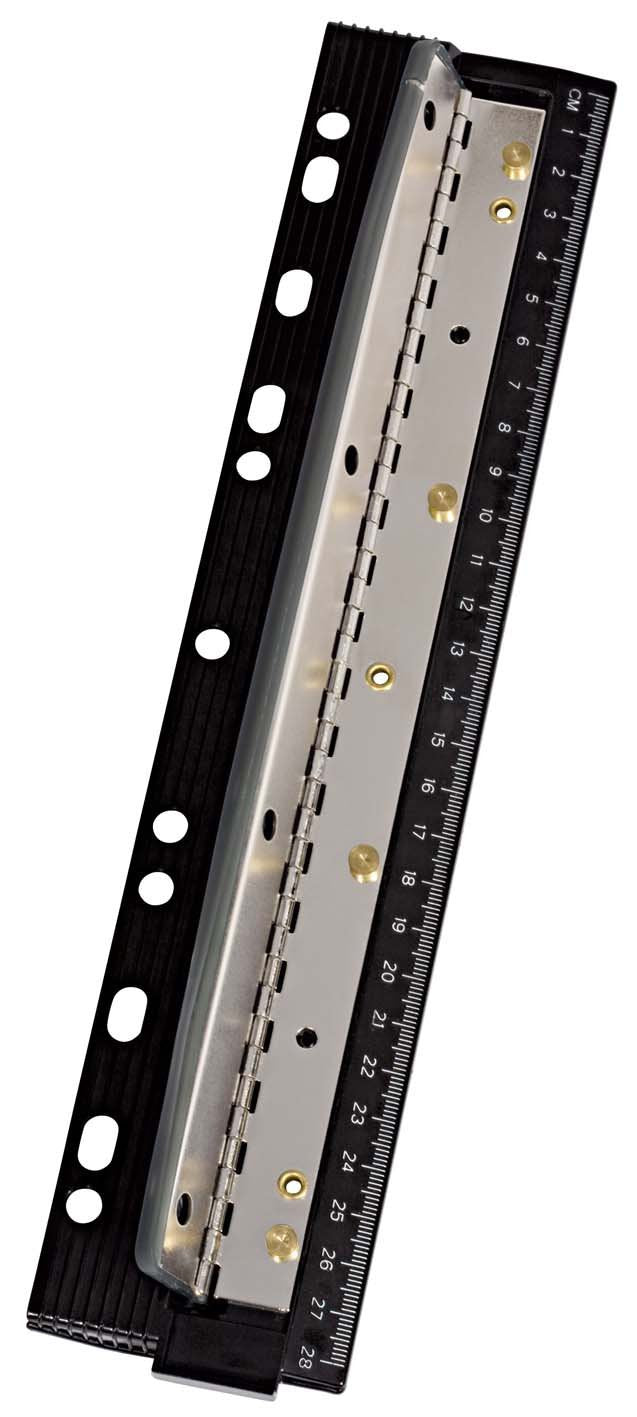 Wedo 585001 Konferenzmappe Elegance (mit 4-Ring-Mechanik für A4-Formate) + Vierfachlocher (aus Metal