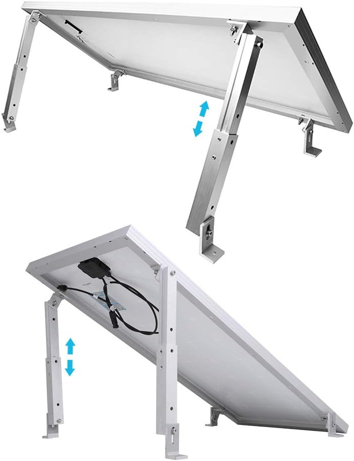 Renogy Verstellbare Solarpanel-Neigungshalterungen unterstützen bis zu 150 Watt Solarpanel für Dach,