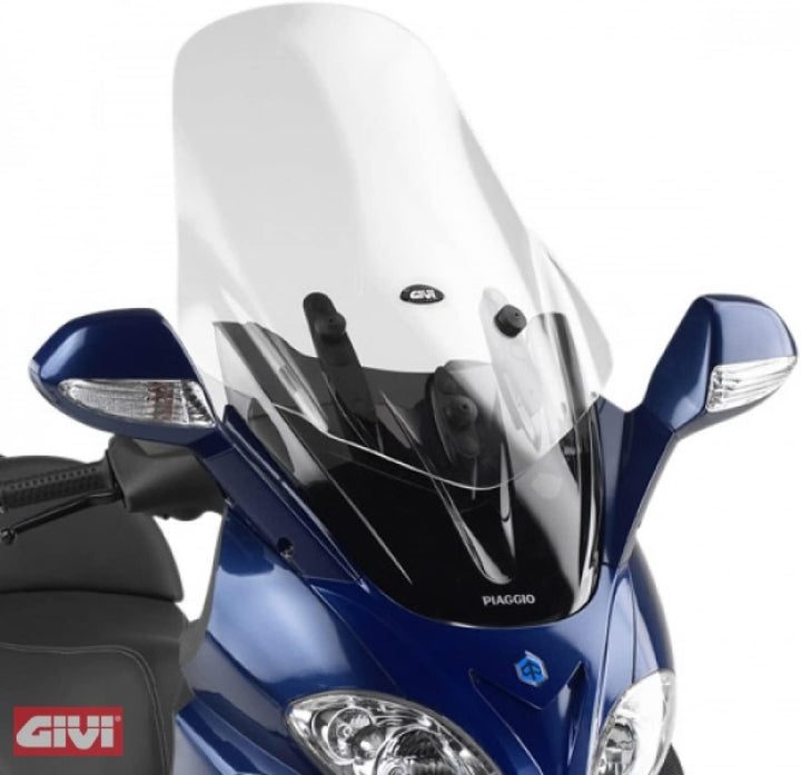Givi Bubble farblos Givi 16 cm X9 Evo D229ST) Piaggio 125/200/250/500