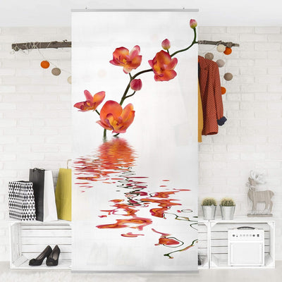 Bilderwelten Raumteiler Flamy Orchid Waters 250x120cm ohne Halterung 250x120cm without hanger, 250x1