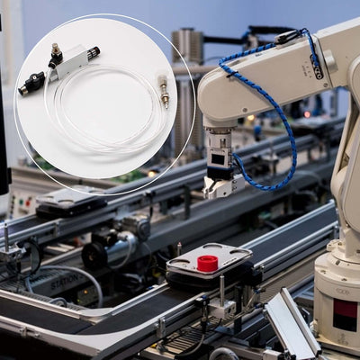 SRJQXH Pneumatik Vakuumerzeuger Manipulator Anzug, mit Schalldämpfer, PU Pneumatikschlauch, Pneumati