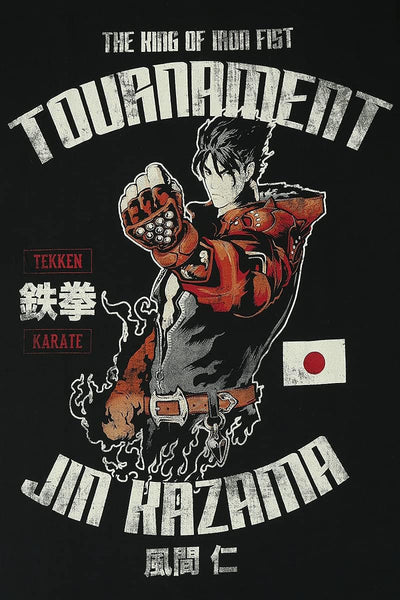 Tekken - Jin Kazama Herren T-Shirt, Schwarz, M