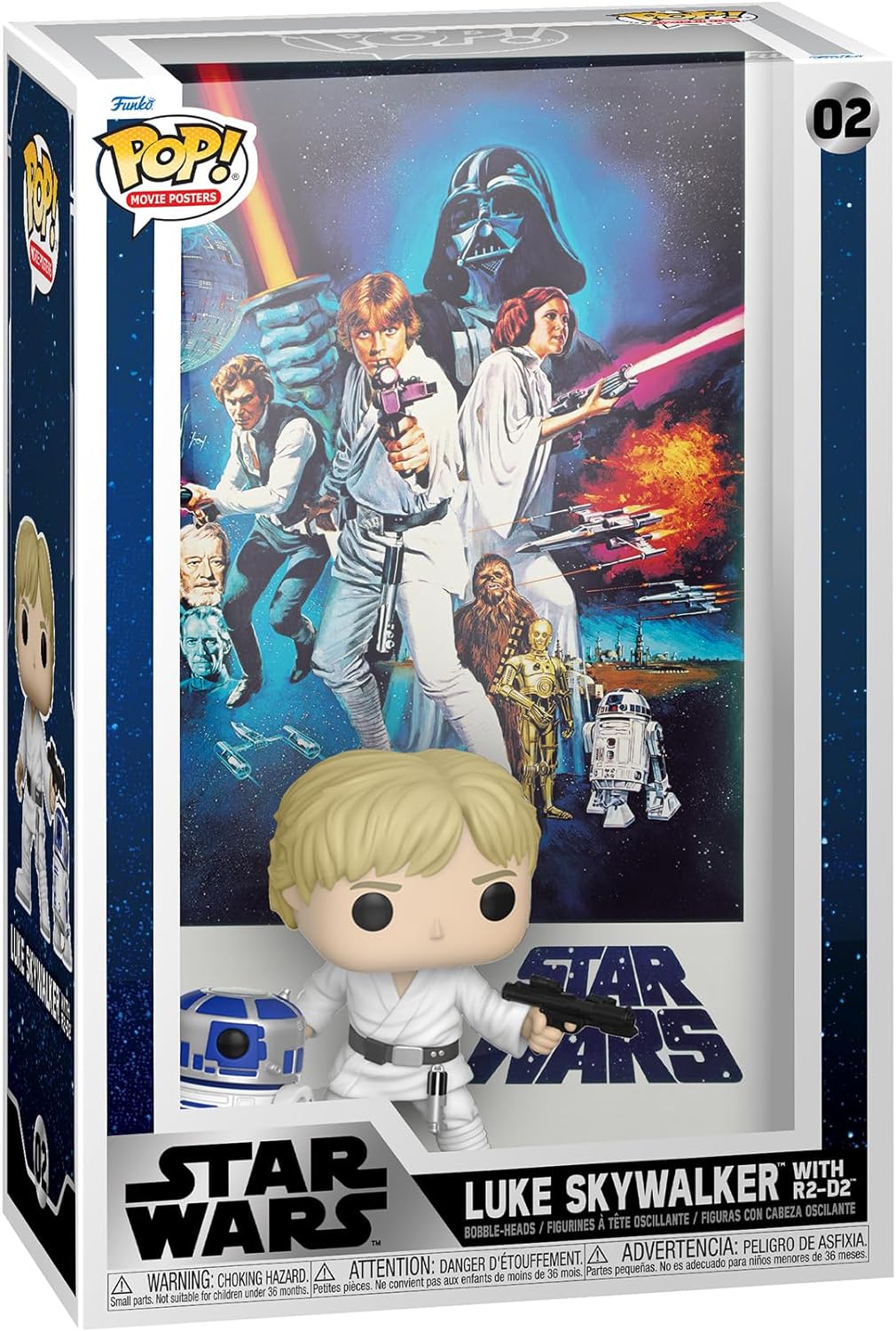 Funko Pop! Movie Poster: SW - Luke Skywalker - A New Hope - Star Wars - Vinyl-Sammelfigur - Geschenk