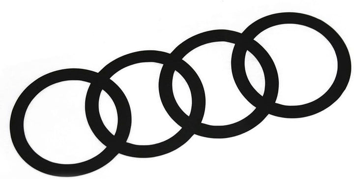 Audi Original Q2 C-Blade Dekorfolie Set Ringe Exterieur Ringe Brilliantschwarz 81B064317 Y9B