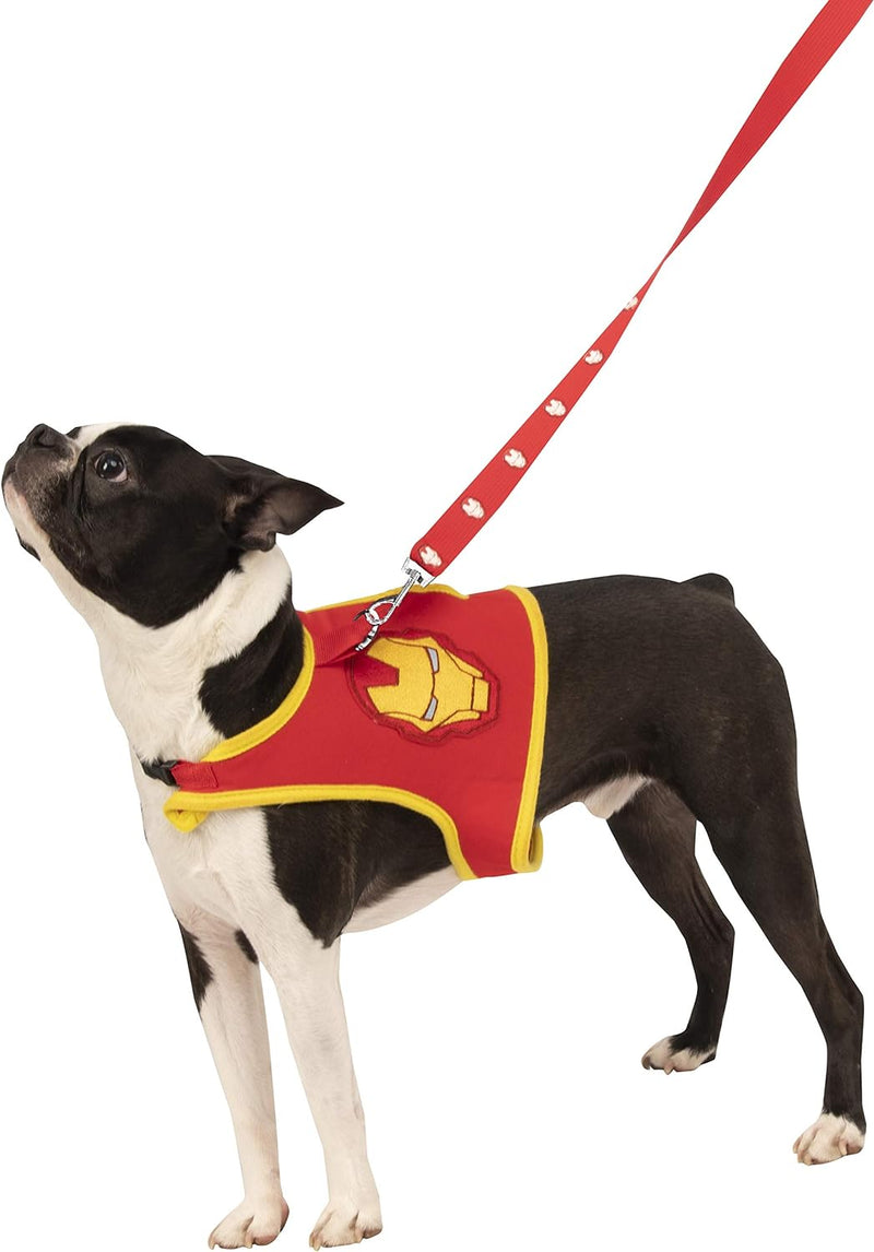 Marvel Classic Universe Iron Man Hundeleine und Hundegeschirr, Grösse XL siehe abbildung X-Large, si