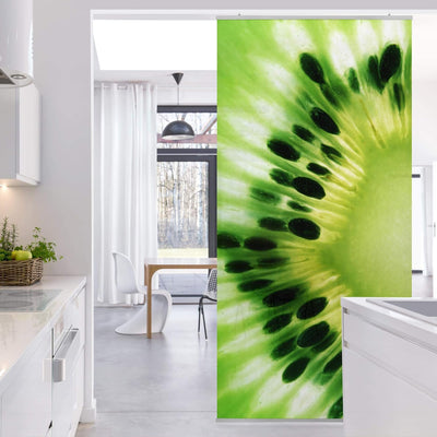 Bilderwelten Raumteiler Shining Kiwi 250x120cm inkl. transparenter Halterung 250x120cm incl. transpa