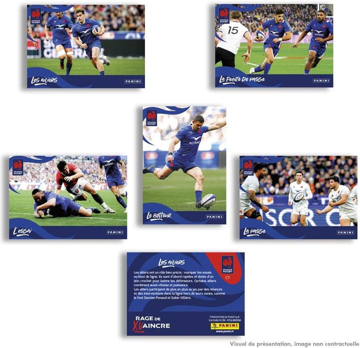 Schachtel mit 36 PANINI-Beuteln RUGBY EDF