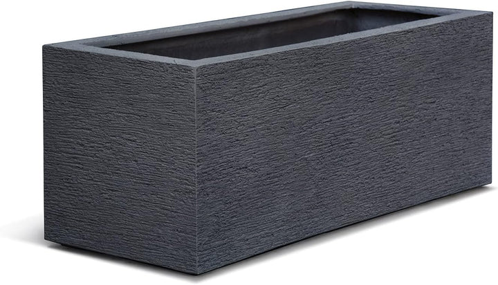 ESCHBACH® Pflanzkübel Box 80 Nero Anthrazit Rechteckig * 80 x 30 x 30 cm * 10 Jahre Garantie 80x30x3