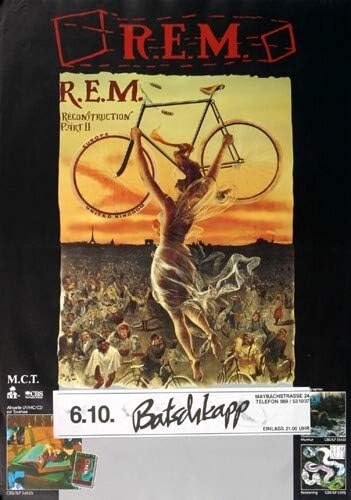 R.E.M - Lifes Rich Pageant, Frankfurt 1985 » Konzertplakat/Premium Poster | Live Konzert Veranstaltu