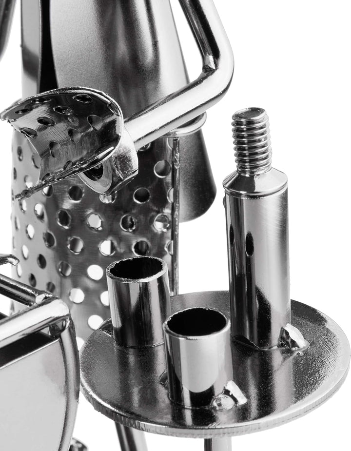 BRUBAKER Schraubenmännchen Barbecue Grill - Grillmeister Fisch - Handarbeit Eisenfigur Metallmännche