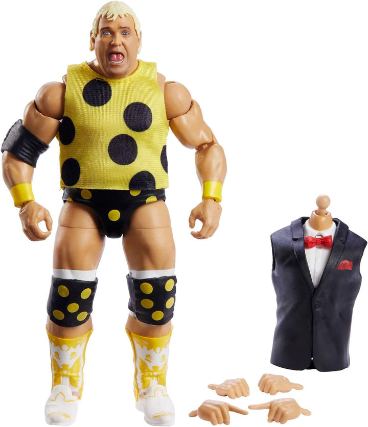 WWE HKP11 - Elite WrestleMania Dusty Rhodes Actionfigur, bewegliches WWE Sammlerstück mit Zubehör, S