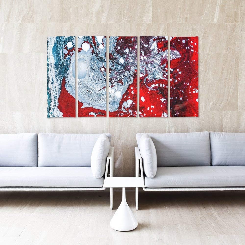 Feeby. Wandbild - 5 Teile - Deko Bilder, gedrucktes Bild, Deco Panel, Foto, Kunstdrucke, 5-Teilig, T