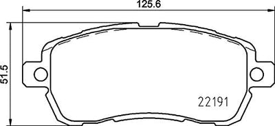 Bremsbeläge Vorne von Brembo mit Zubehör (P 24 203) Bremsbelagsatz Bremsanlage Scheibenbremsbelagsat