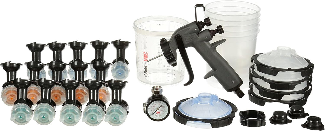 3M Lackier-Starter-Paket - 3M Performance Spray Gun 26778, inkl. PPS 2.0 Lackverarbeitungssystem, 15