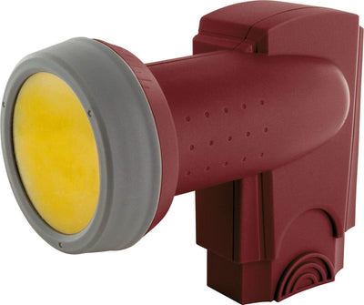 Schwaiger extrem hitzebeständig Sun Protect Twin-LNB Ziegelrot