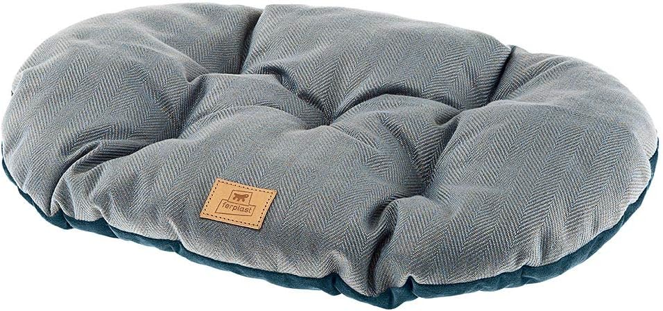 Ferplast Hundebett Hundekissen Katzenkissen Hundesofa für kleine Hunde, Katzenbett, 78 x 50 x 15 cm
