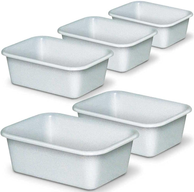 BRB 5 Lebensmittelwannen, Inhalt 12 Liter, LxBxH 440 x 320 x 155 mm, weiss, PE-HD