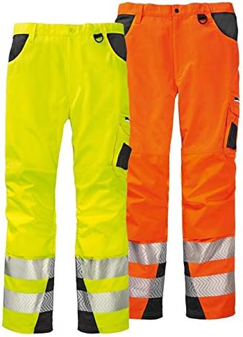 4Protect Warnschutz Bundhose "Tennessee", 1 Stück, 98, leuchtorange/grau, 3850-98 Leuchtorange/Grau