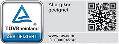 Allsana Allergiker Matratzenbezug 80x200x20 cm | Allergie Bettwäsche | Anti Milben Encasing | Milben