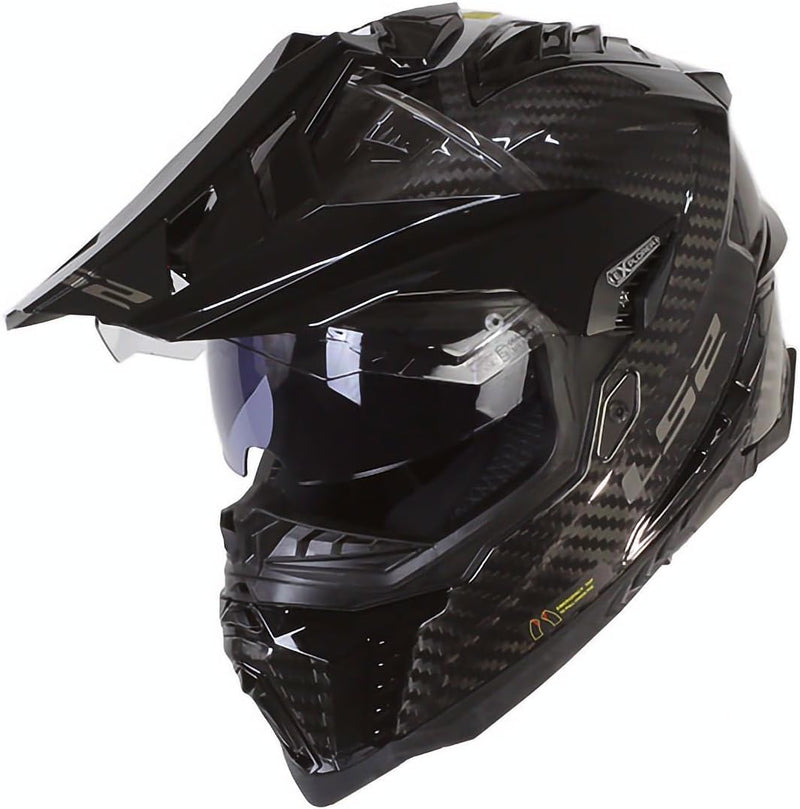 LS2, Crosshelme motorrad EXPLORER CARBON 06, XS XS GLOSS CARBON, XS GLOSS CARBON