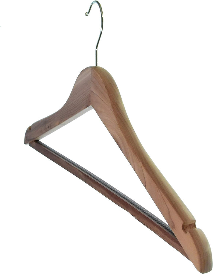 Hagspiel Kleiderbügel aus Holz, Zedernholz, Zedernkleiderbügel, Mottenschutz, Motten bekämpfen, 5 ST