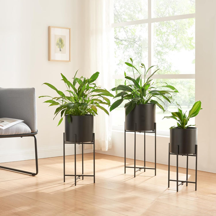 [en.casa] Pflanzenständer Orsa 3er Set Blumentopfständer Blumentofphalter Pflanzenregal in 3 Grössen